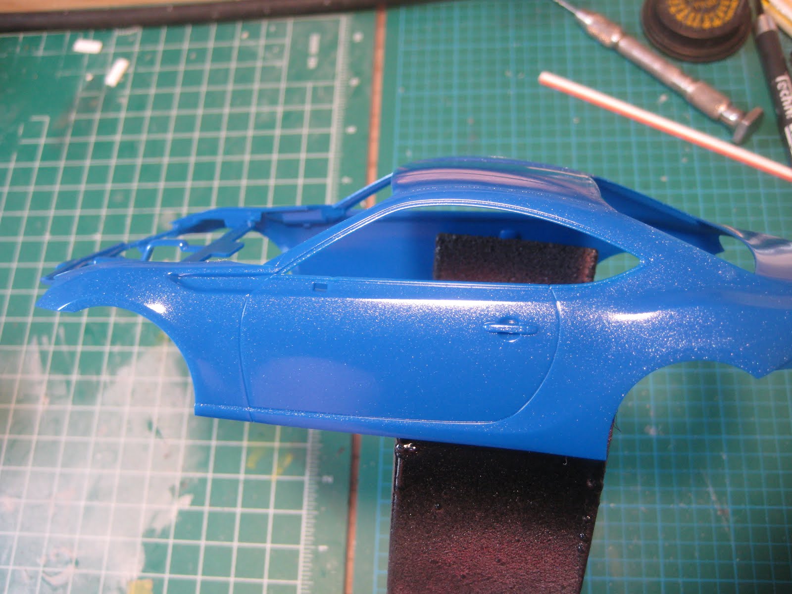 24th-scale: Subaru BRZ: Polish and clear coat (Tutorial Part 2)